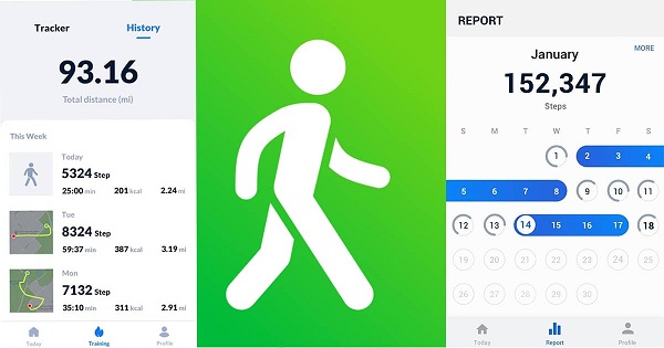 Top 13 app tính quãng đường đi bộ, đếm bước đi, đo km miễn phí ios & android 2023