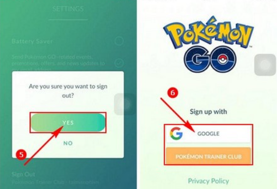 Cách đăng nhập Pokemon Go 2023 trên Samsung bằng Google, Facebook