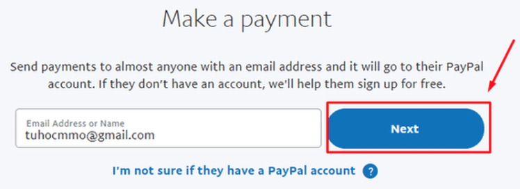 Cách chuyển tiền tài khoản Paypal 2