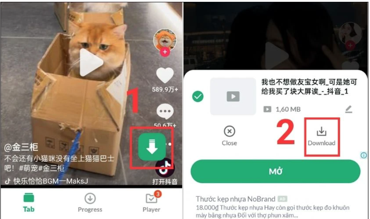 Tải video Douyin không logo về điện thoại Android 3