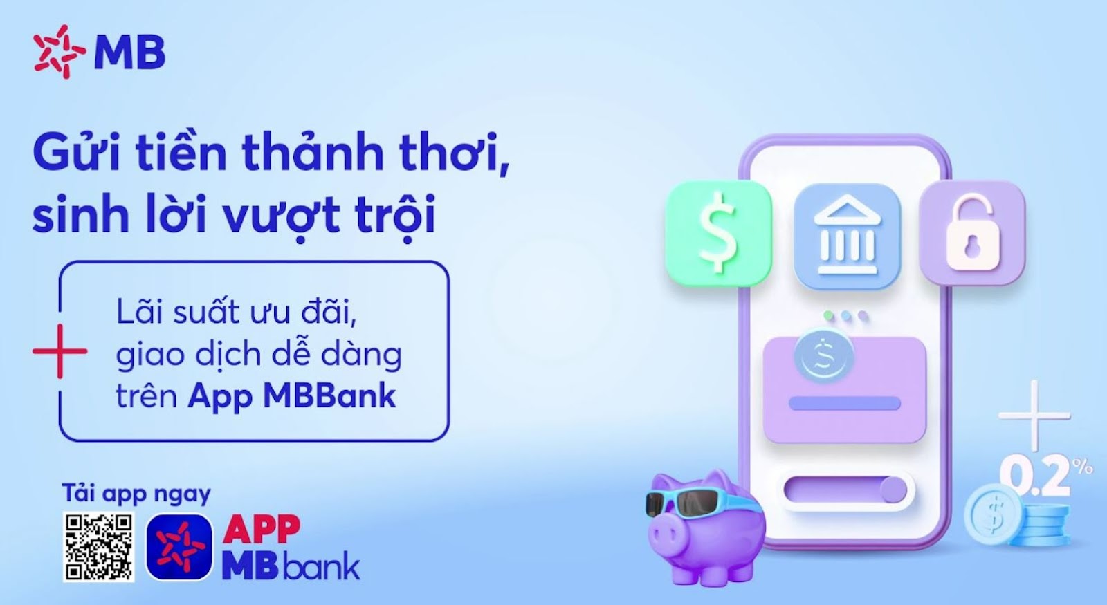 Trả lãi tiền gửi tài khoản MB Bank là gì?