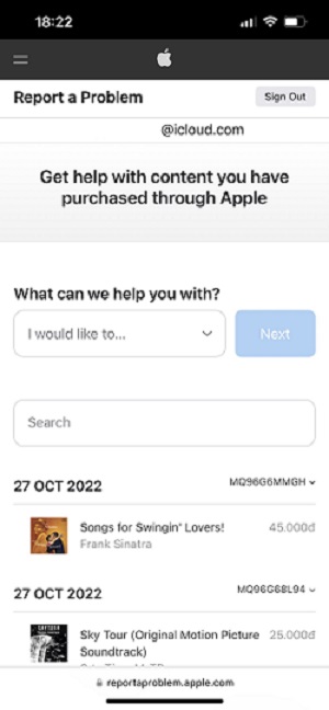 Cách kiểm tra giao dịch Apple Service 1