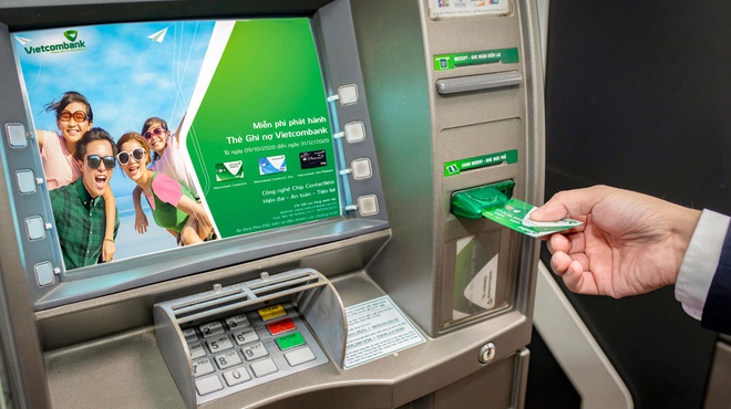 Chuyển tiền không cần mã OTP Vietcombank tại máy ATM