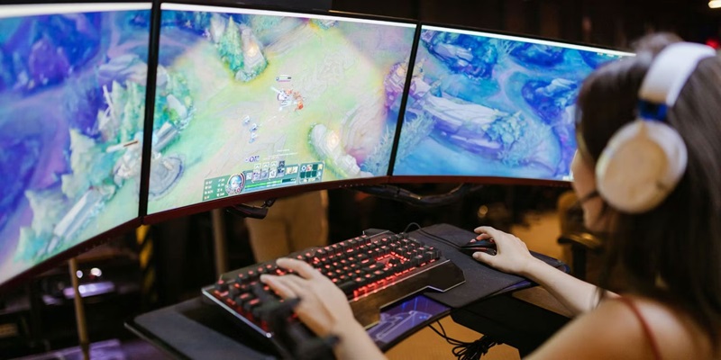 chơi game trên máy tính