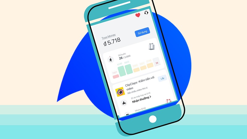 app toss kiếm tiền từ việc đi bộ