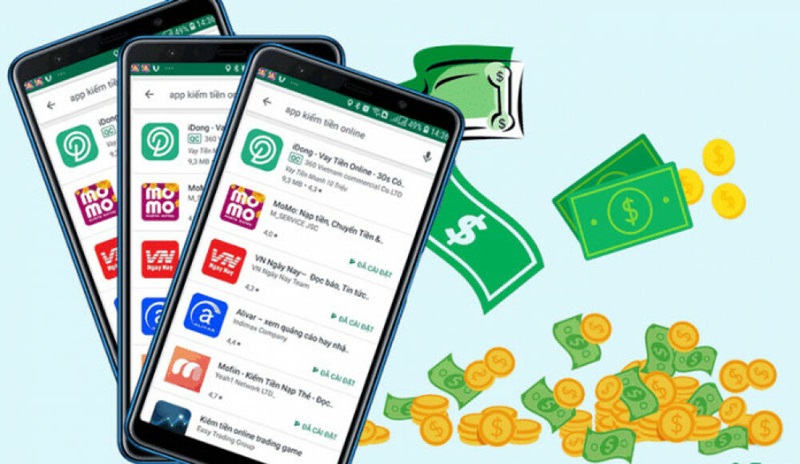 các app kiếm tiền lừa đảo