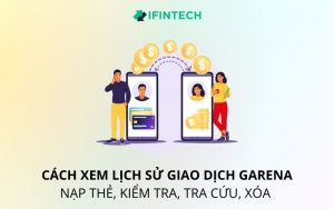 cách xem lịch sử giao dịch garena