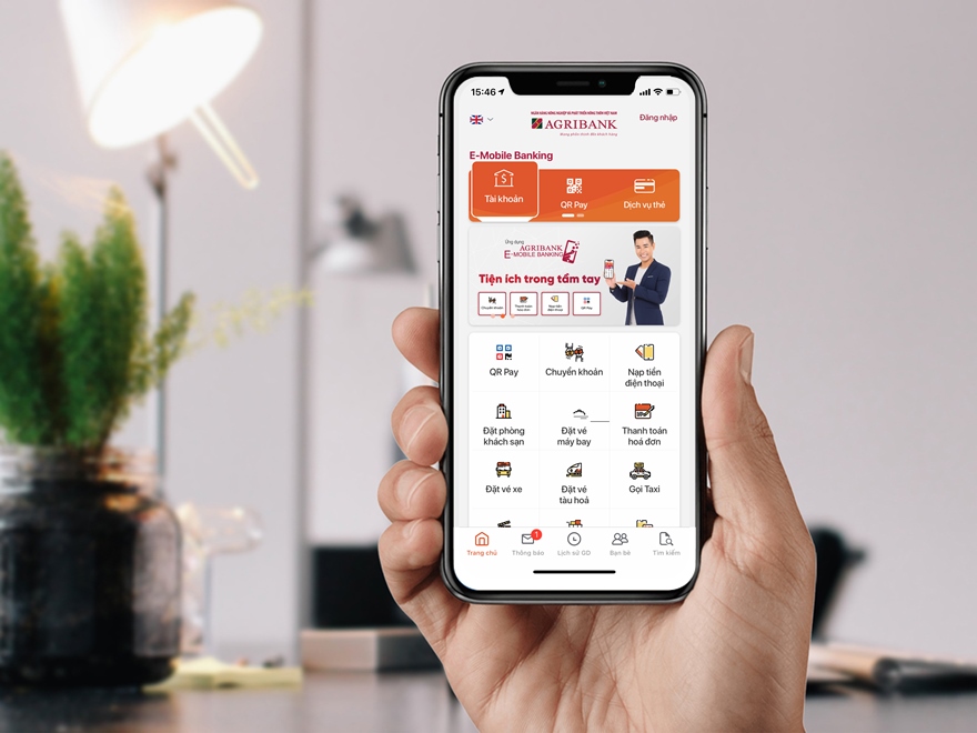 thay đổi số điện thoại agribank
