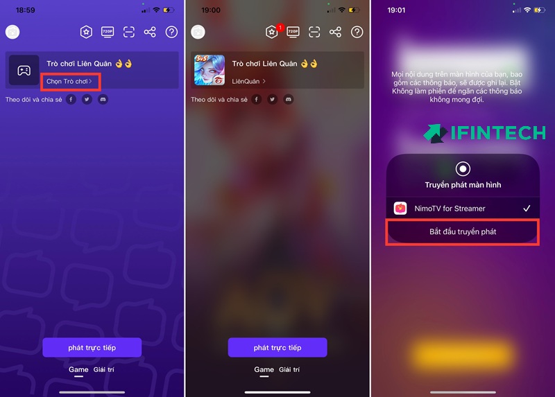 chọn game chơi stream