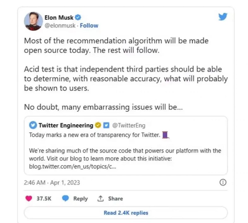bài đăng elon musk