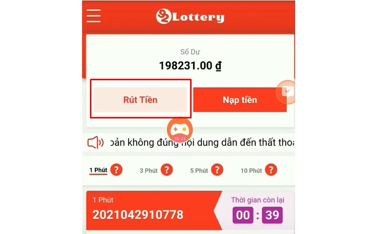 hướng dẫn cách rút tiền 92lottery