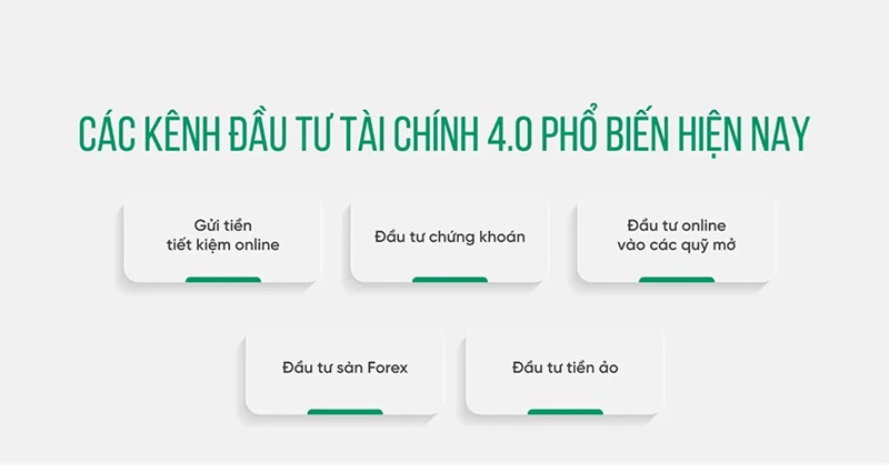 các kênh đầu tư tài chính hiện nay