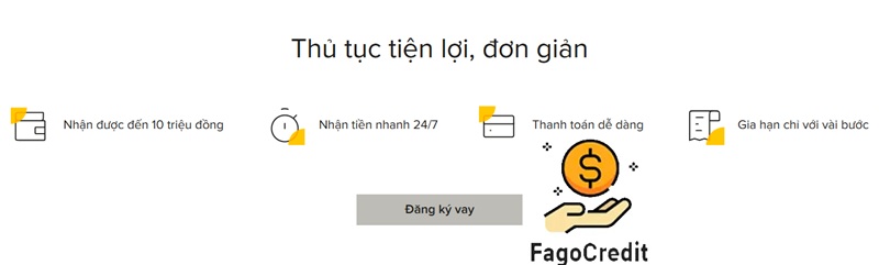 lợi ích khi vay fago credit