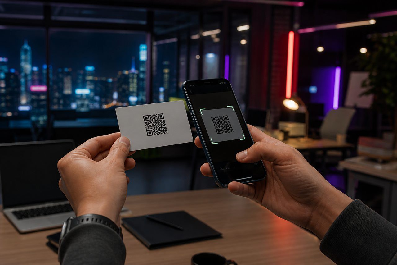 Điểm chạm 1: Khách nhận tấm card tại buổi gặp Điểm chạm 1: Khách nhận tấm card tại buổi gặp